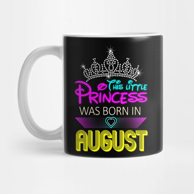 This Little Princess Was Born In September T-shirt Princess Golden Glitter by alexanderahmeddm